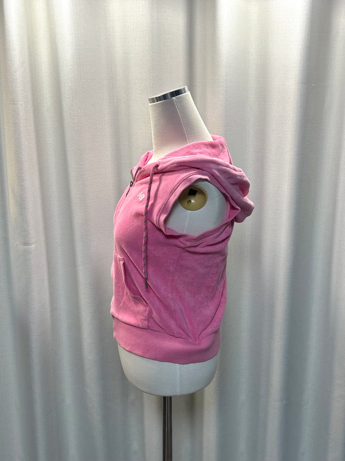 뉴발란스 펑크st 핑크 민소매 후드집업 상품이미지2