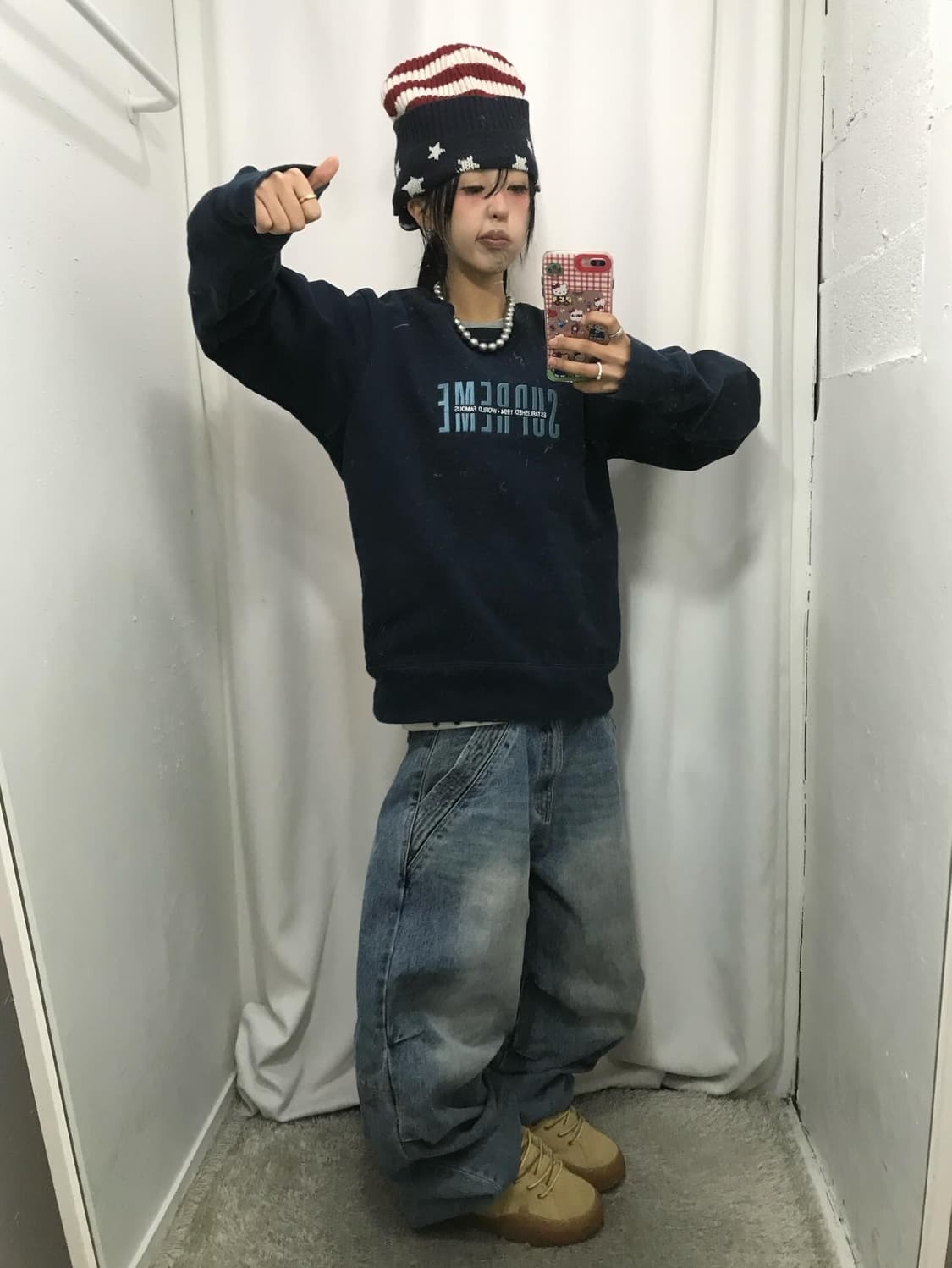 Supreme World Famous Crewneck - 18Fw 상품이미지4