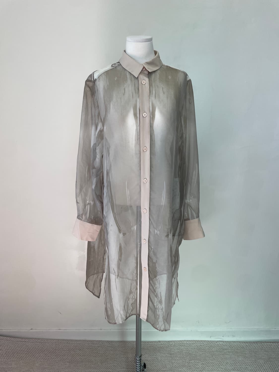 준코 코시노 boutique 시어 오간자 롱 드레스 상품이미지1