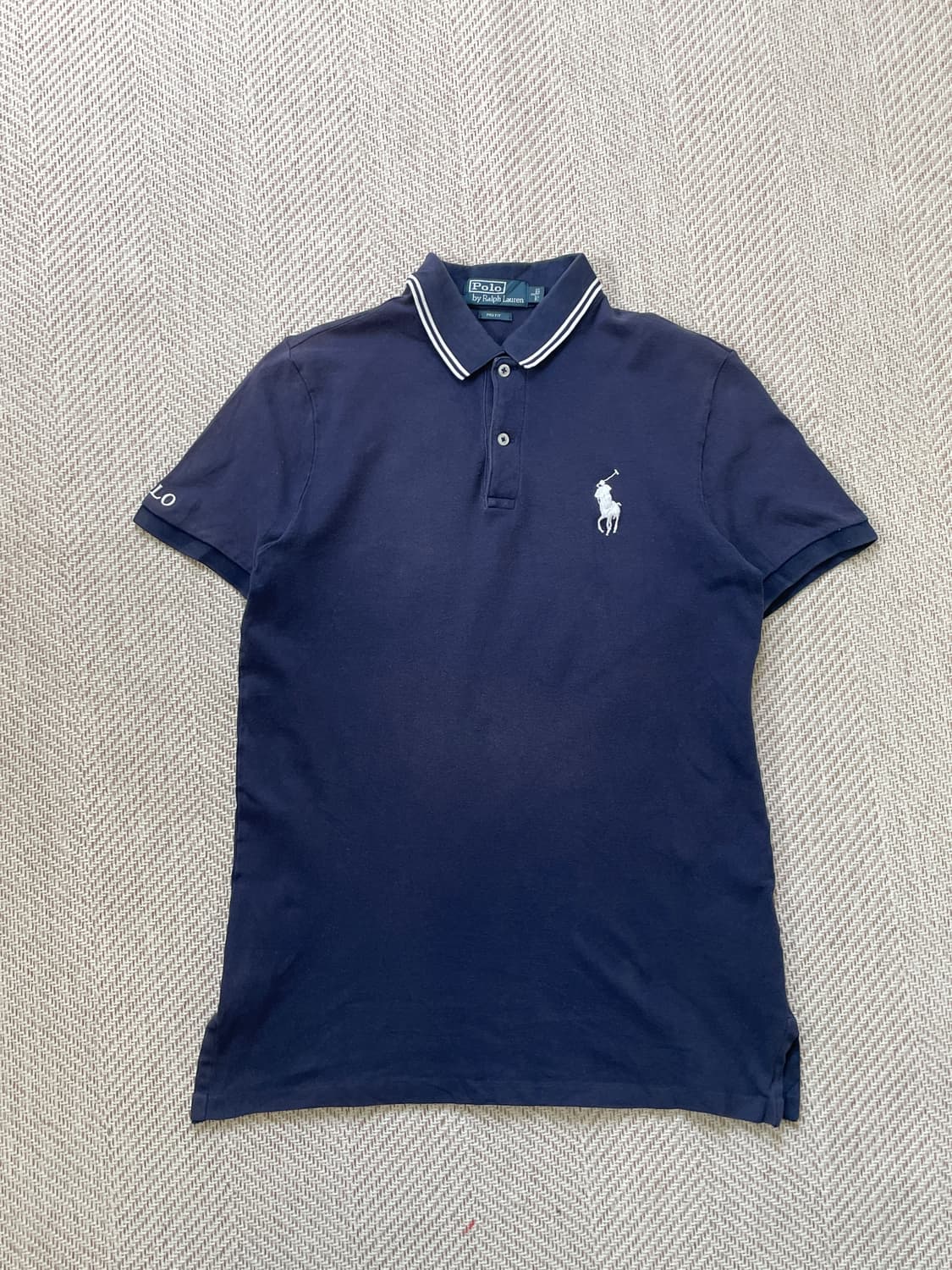 폴로랄프로렌 네이비 카라 반팔티셔츠 상품이미지1