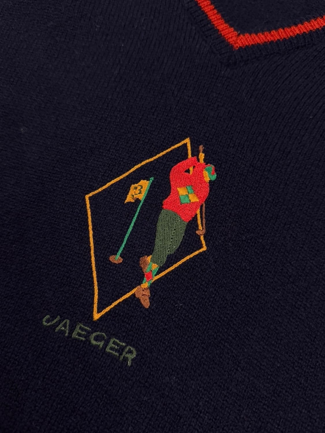 JAEGER V넥 니트 남성105 상품이미지9