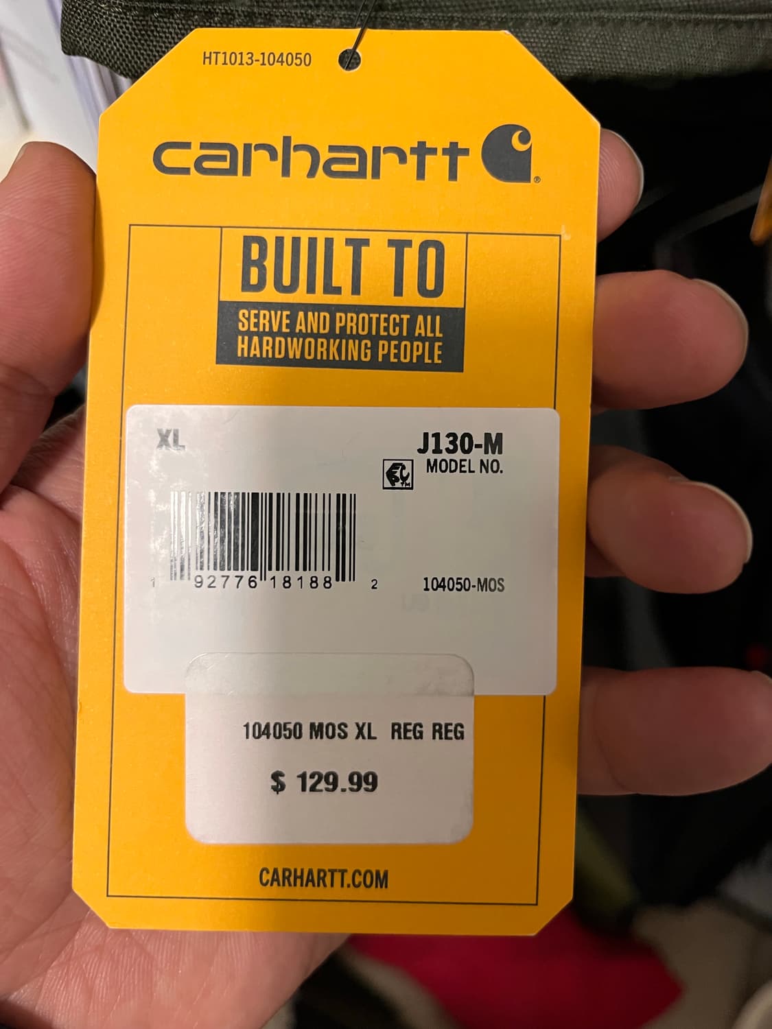 [새상품/택포함] 칼하트 J130 워시드 덕 액티브 자켓 모스 XL 상품이미지10