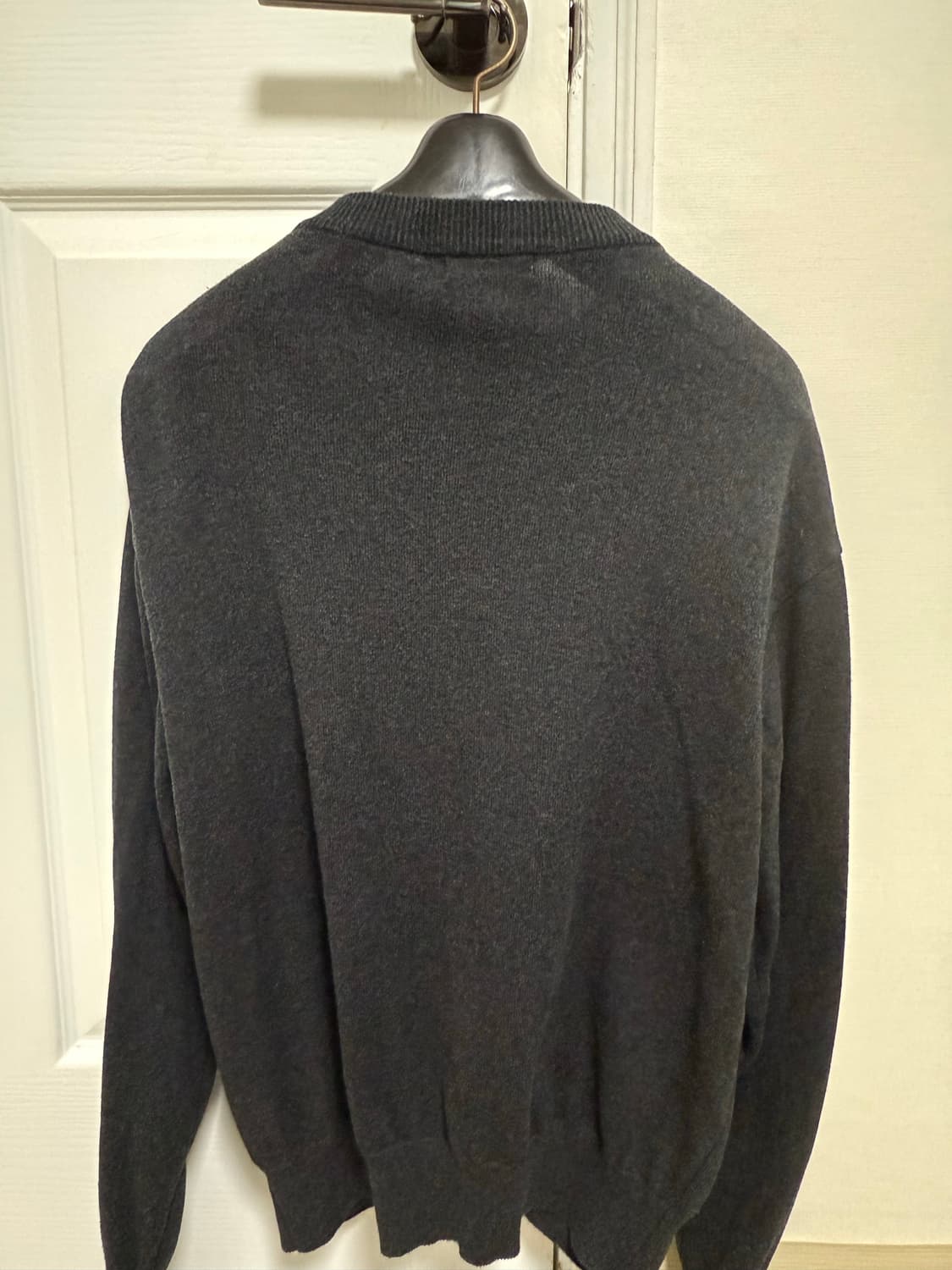 편마 코튼 라운드넥 비조 가디건 상품이미지2