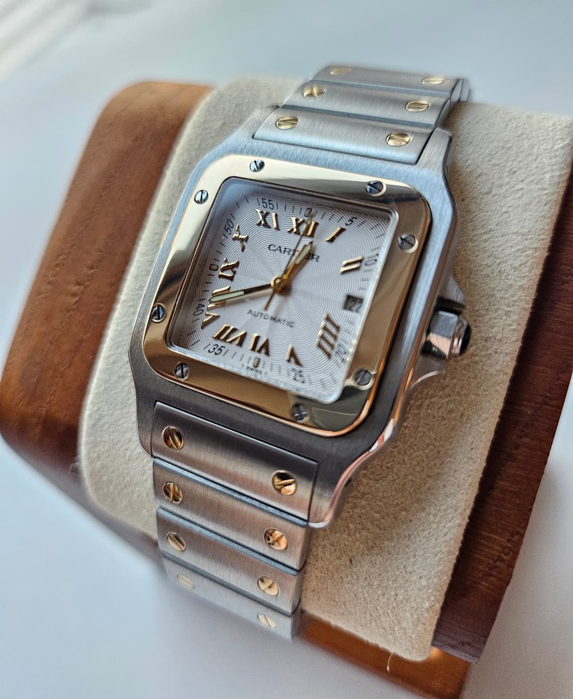 까르띠에 산토스 갈베 라지 18k콤비 오토메틱 (산토스 갈베 20주년 리 상품이미지1