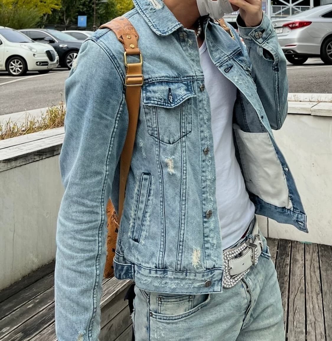 (M) Ksubi 수비 디스트로이드 데님 자켓 상품이미지1