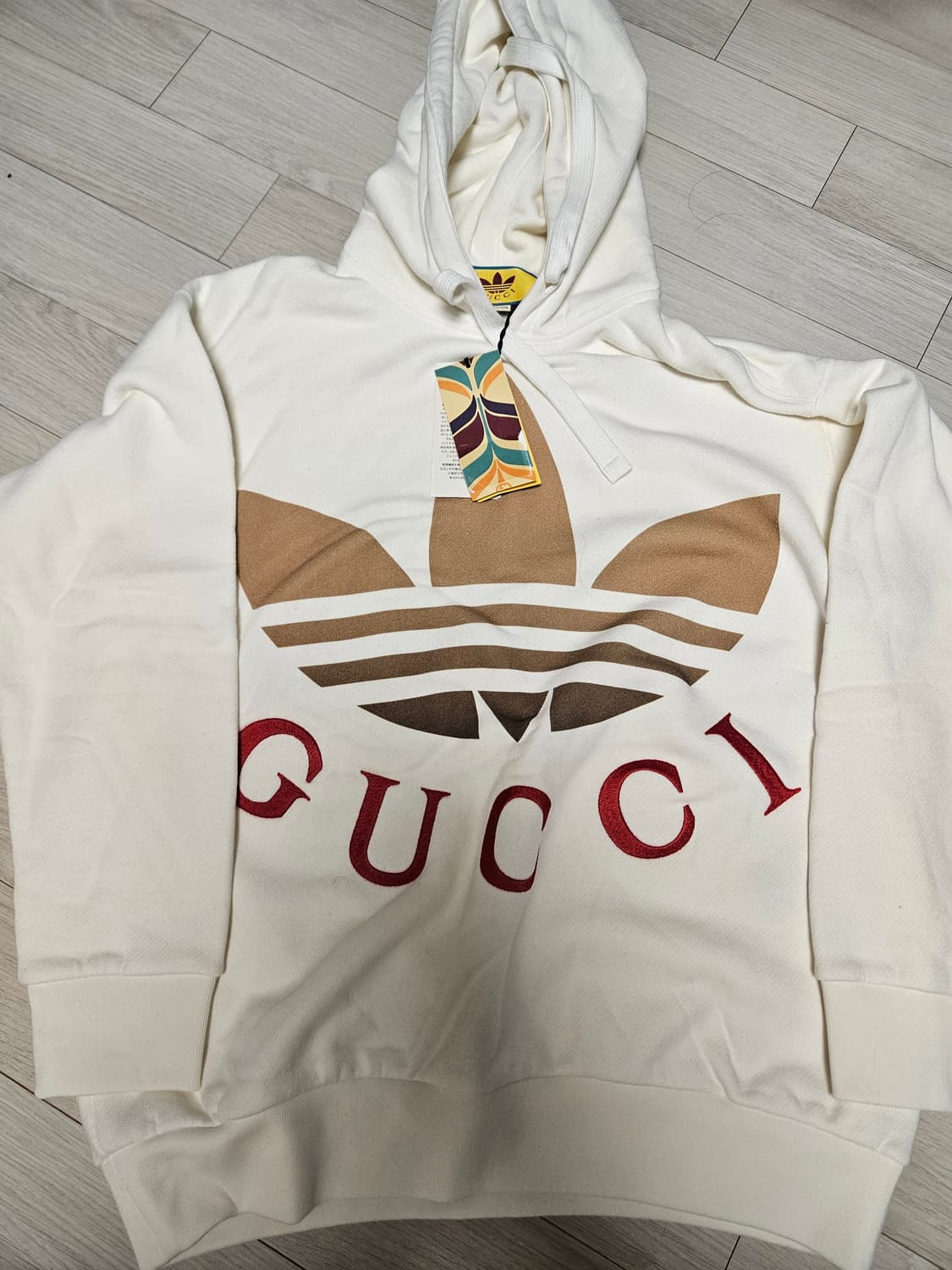 구찌 아디다스 콜라보 후드티 상품이미지1