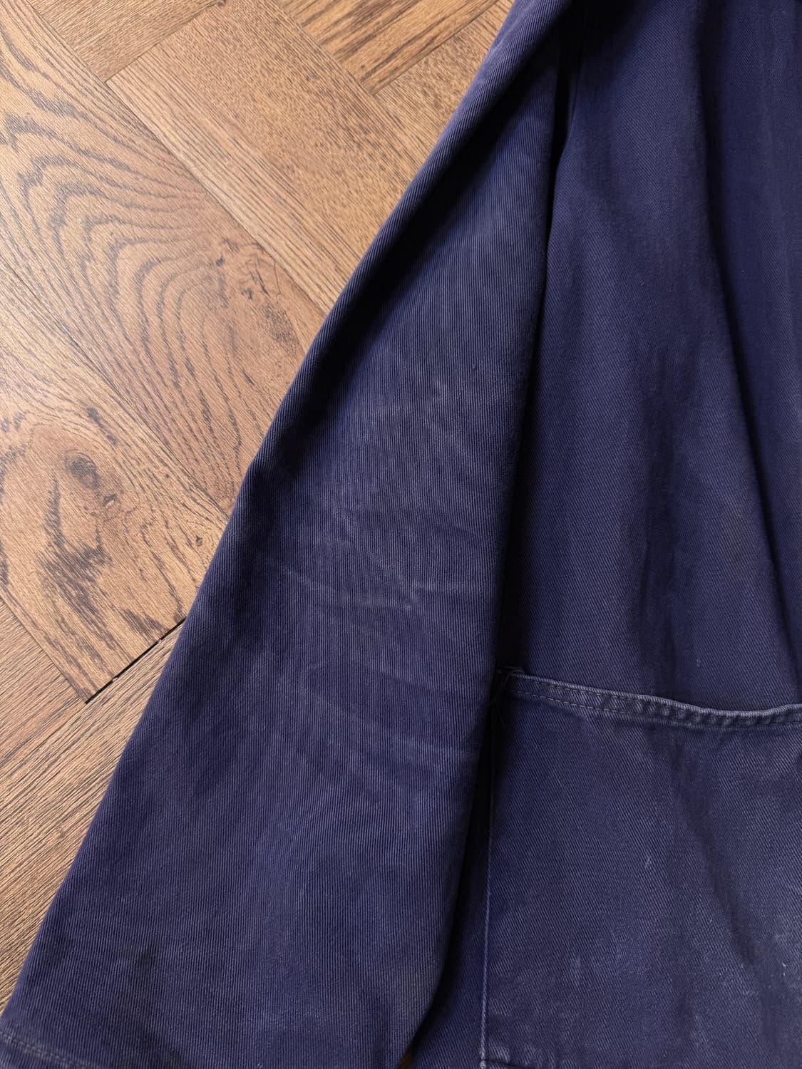 [L]빈티지 페이딩 베드포드 타입 몰스킨 프렌치 워크 자켓 상품이미지6