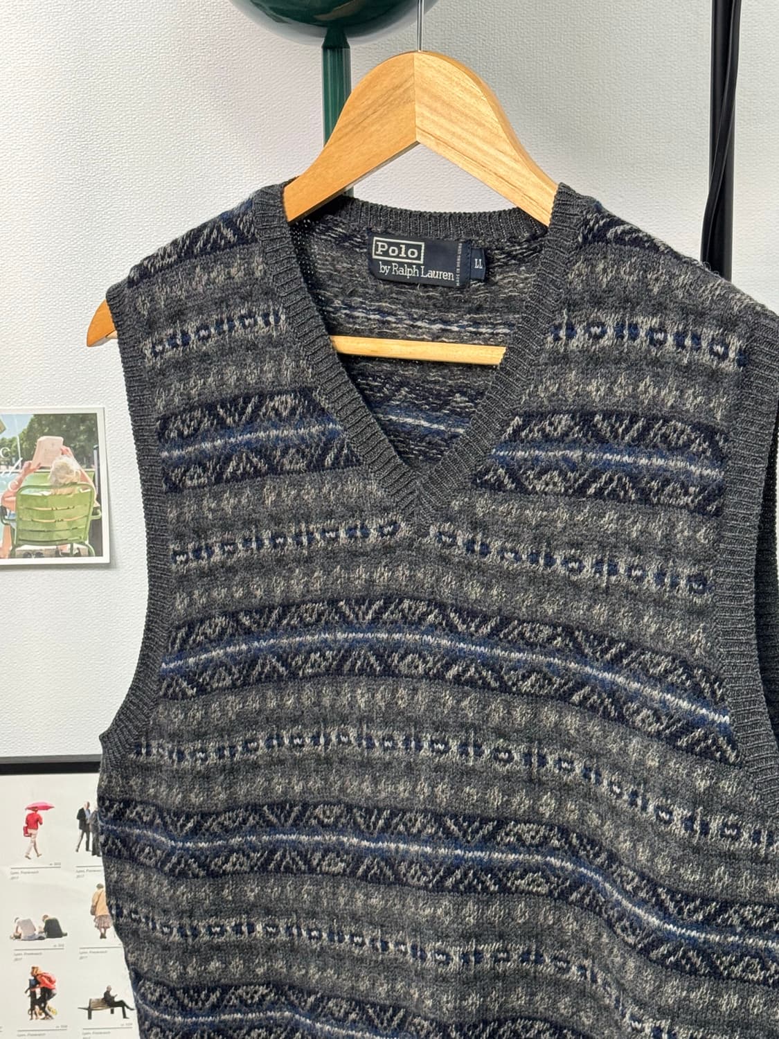 폴로 페어아일 니트 베스트/T139 상품이미지1