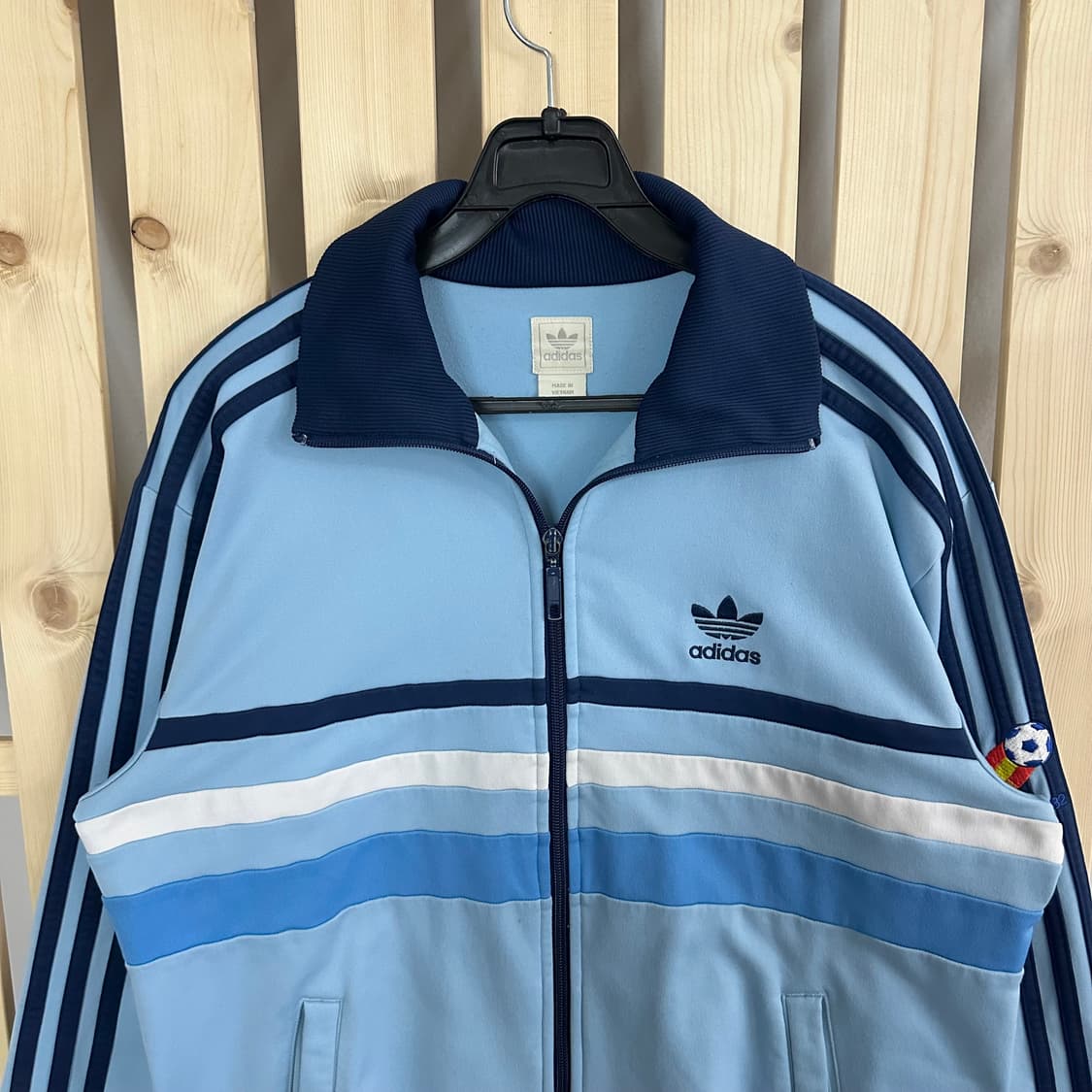 (M) 아디다스 00s 82 스페인 에스파냐 스카이블루 트랙탑 져지 상품이미지3