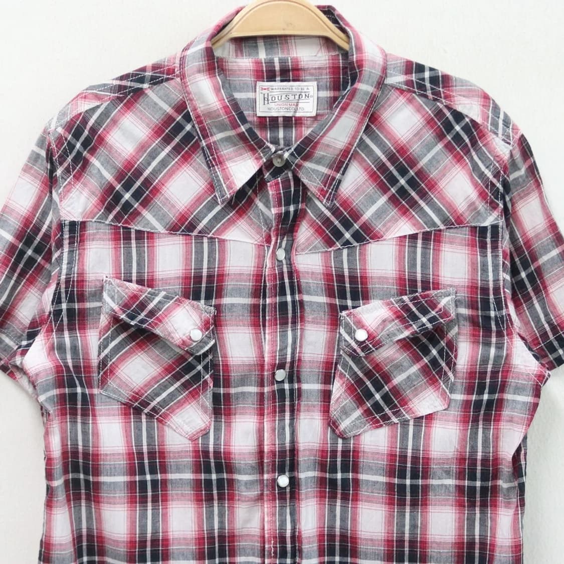 HOUSTON 체크 반팔 셔츠 68449 상품이미지3