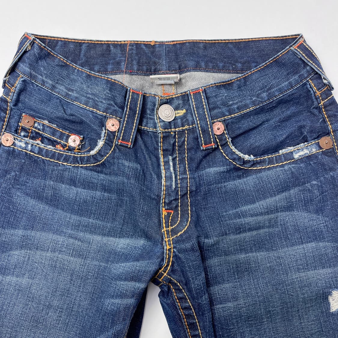 트루릴리젼 여성 레인보우 바비 스티치 데님 청바지 상품이미지3