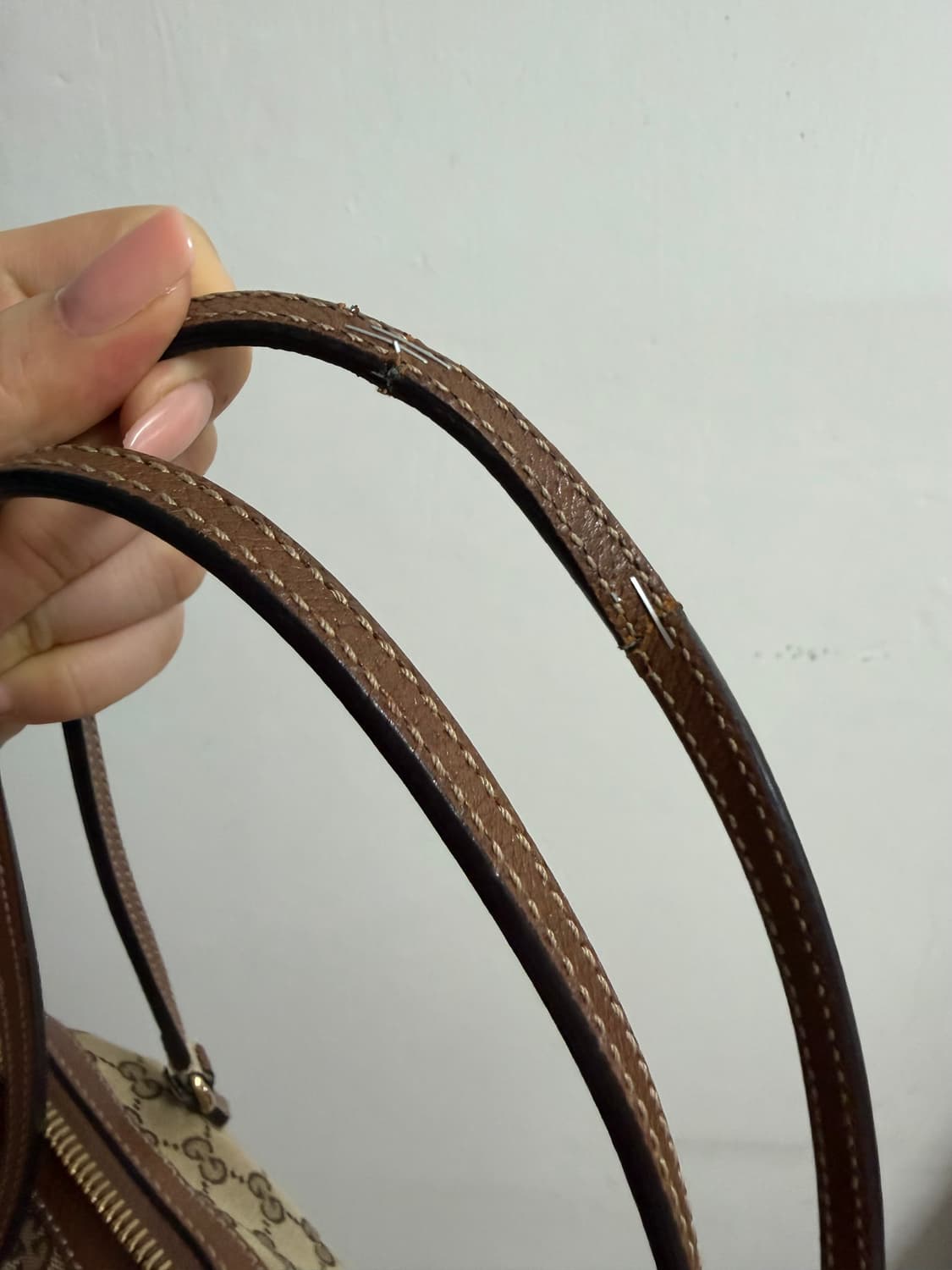 [정품] 구찌 자가드 숄더백 브라운  상품이미지8