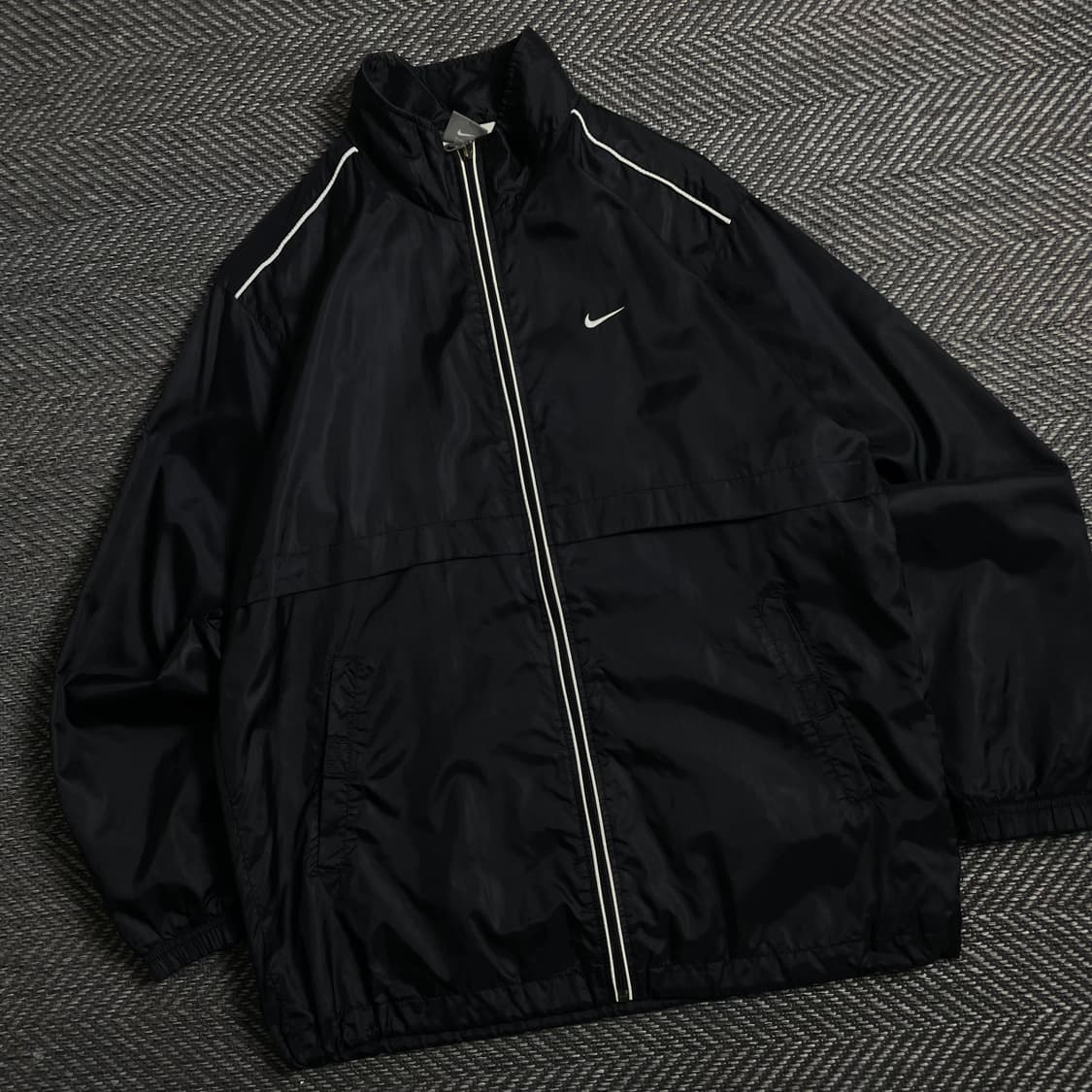 00s 나이키 올드스쿨 디테일 블랙 바람막이y 4462 상품이미지1
