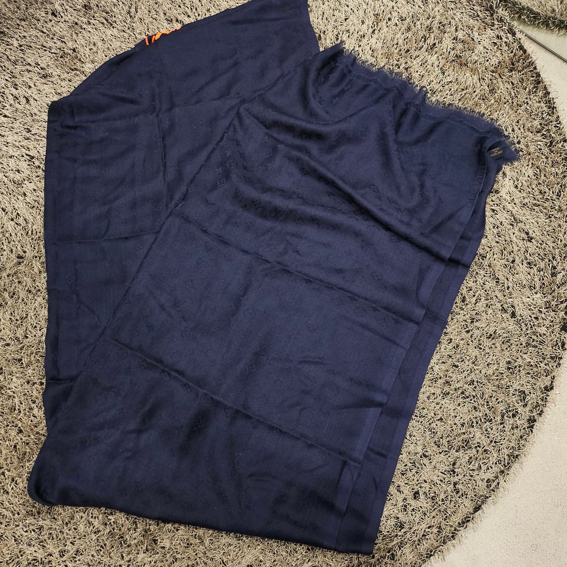 루이비통 울&실크 모노그램 신상 패치 머플러 상품이미지2