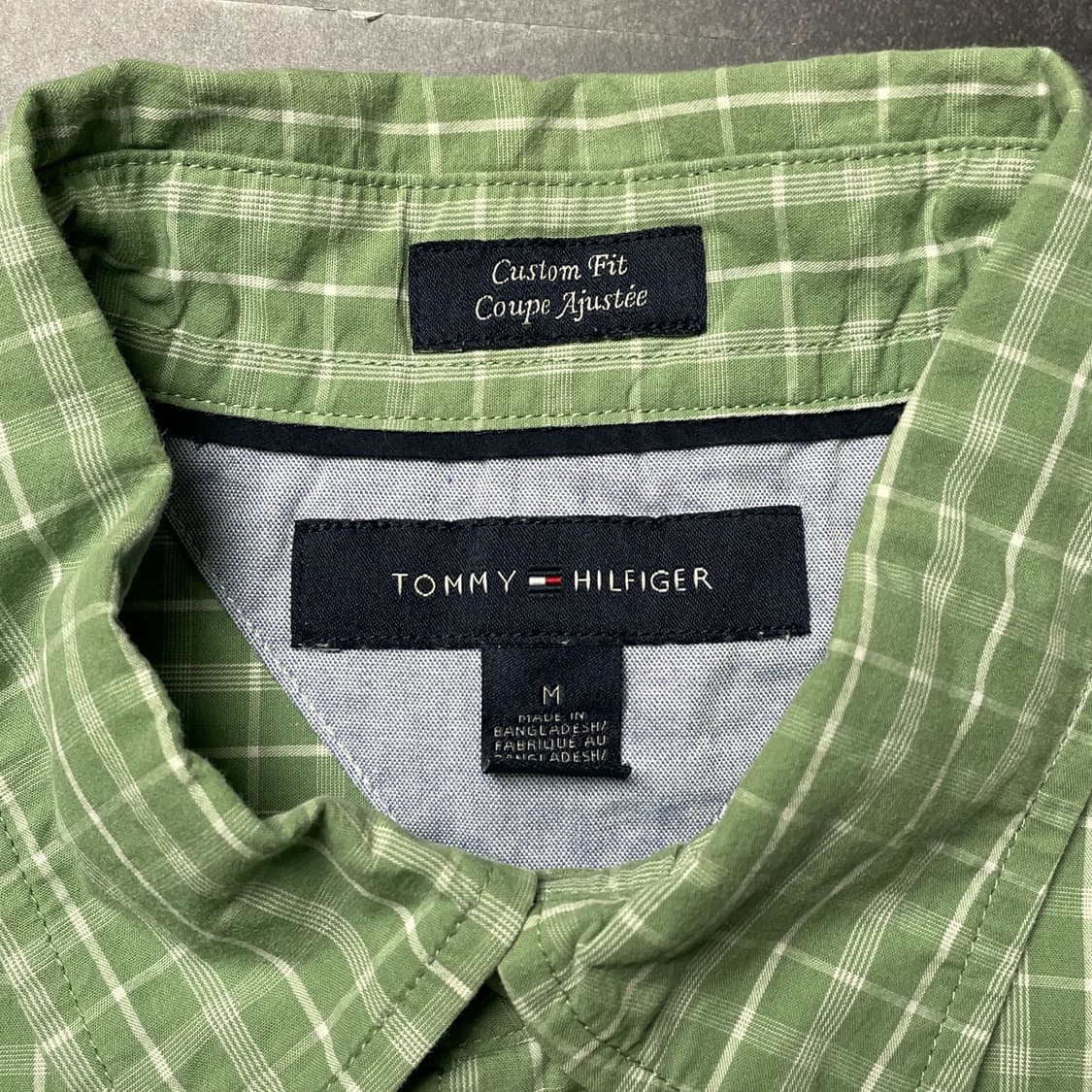 TOMMY HILFIGER 토미힐피거 그린체크 반팔 워크셔츠 A01012 상품이미지9