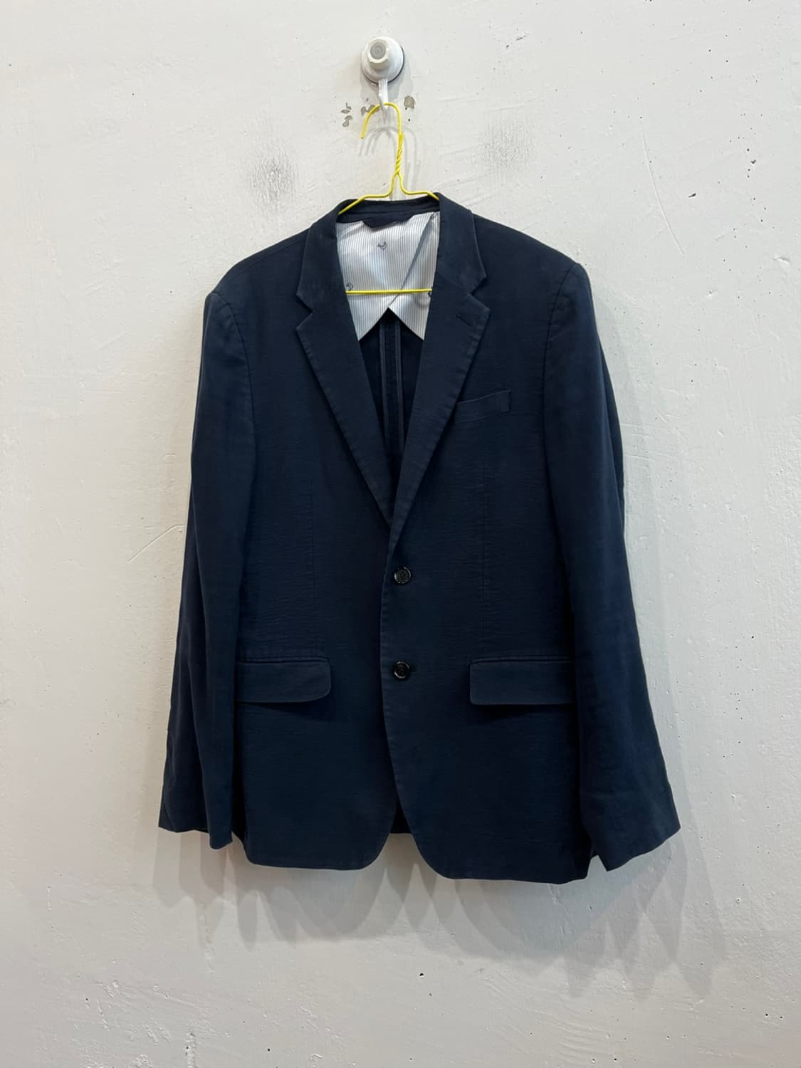 시리즈 에피그램 린넨 블렌드 캐주얼 자켓 네이비 상품이미지1