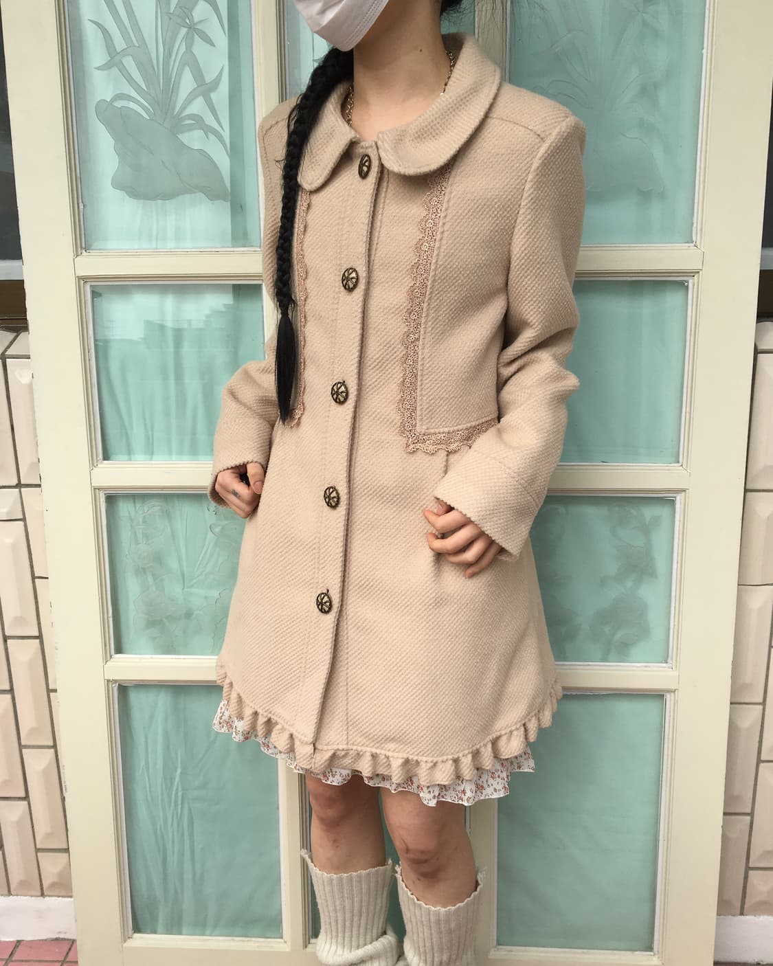 Axes femme frill coat 상품이미지6
