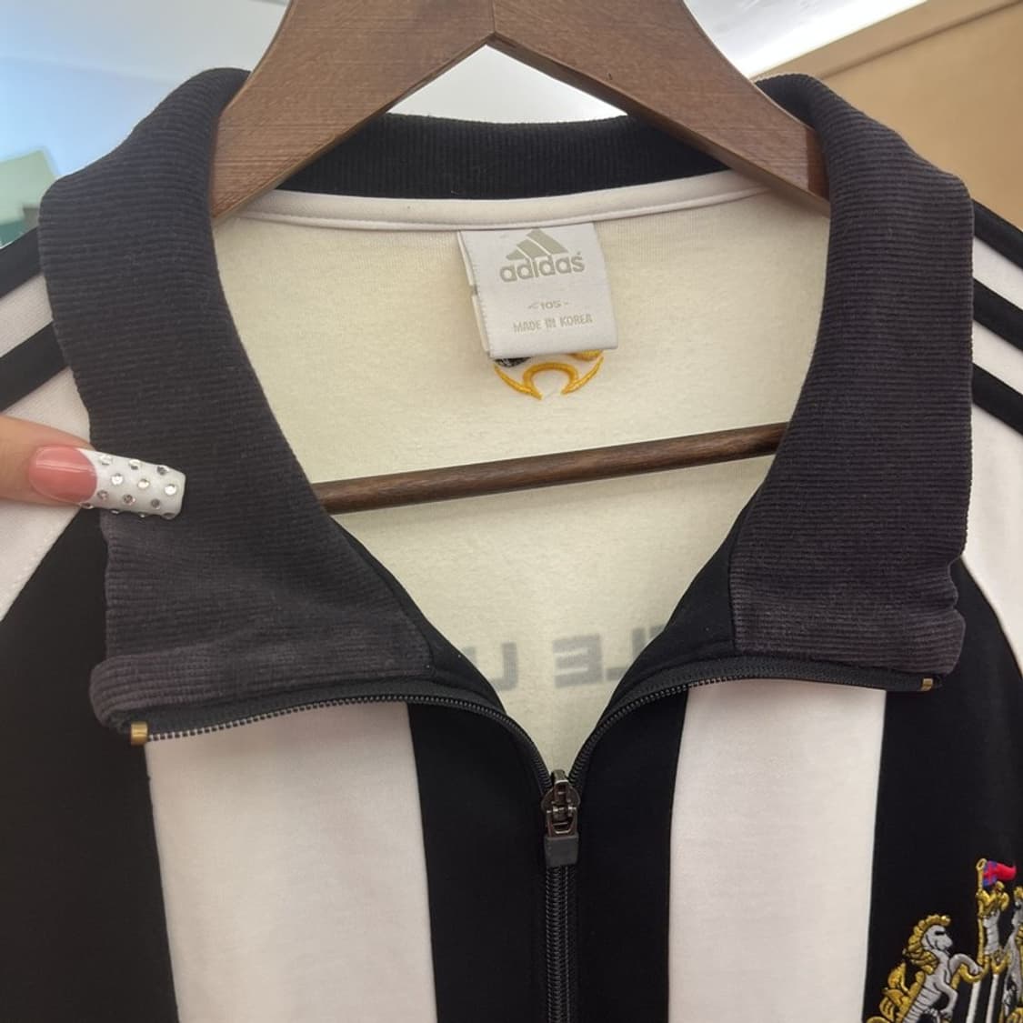 아디다스 빈티지 레트로 스포티 뉴캐슬 져지 집업 105 C10190 상품이미지9