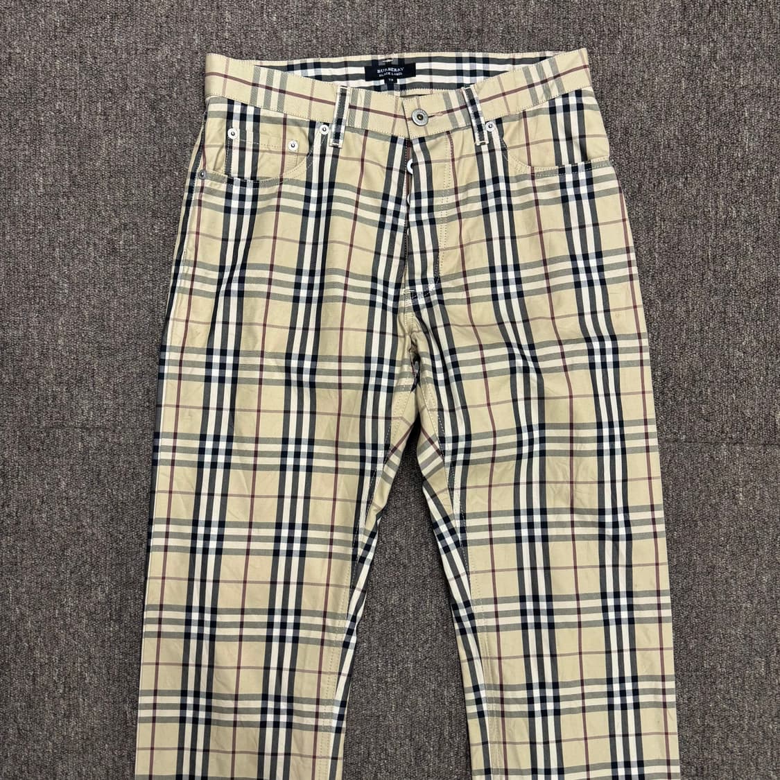 버버리 제팬 블랙라벨 코튼 스트레이트 팬츠 (29)  상품이미지2