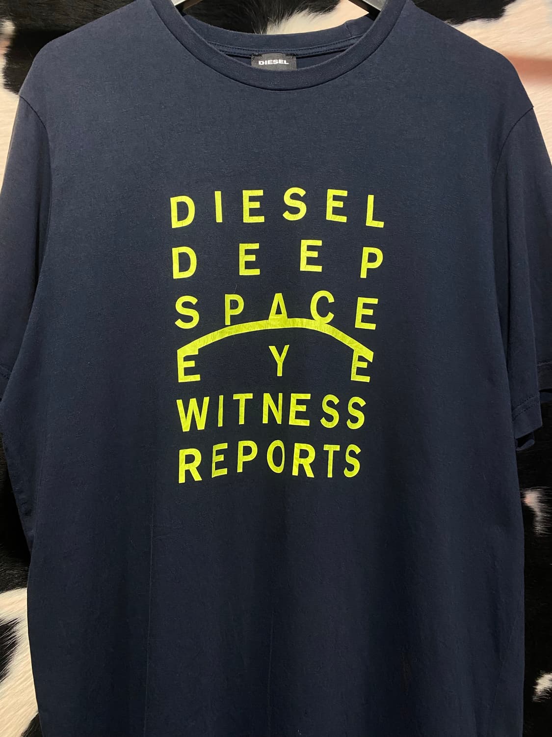 Diesel 형광 레터링 디테일 반팔티셔츠 상품이미지3
