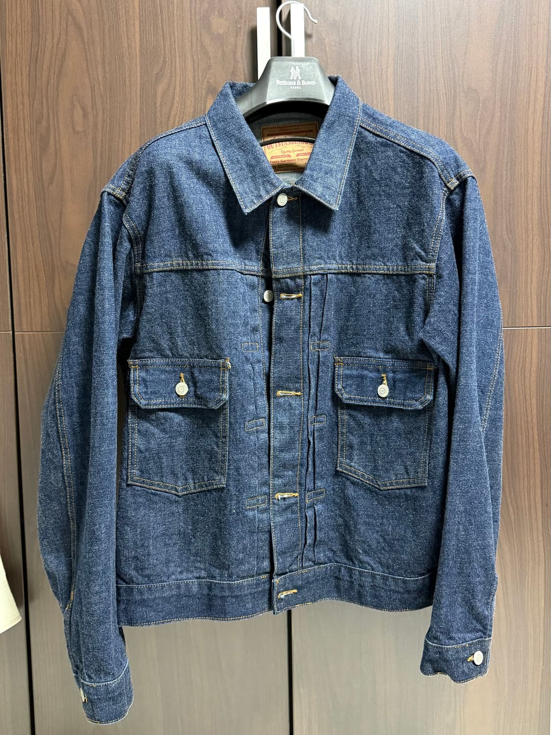 아웃스탠딩 데님 자켓 size 40 인디고 워크자켓 상품이미지1