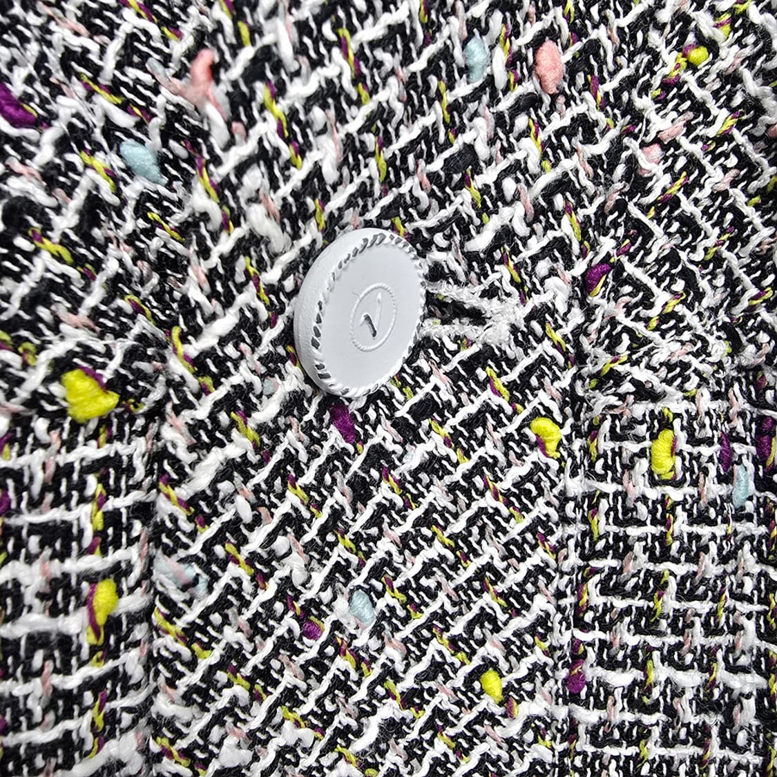 브이넥러브(VNECKLUV) 트위드 자켓 캐시미어혼방 S 상품이미지5