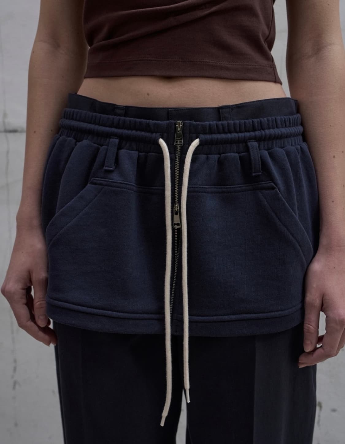 Lcdc 레이어드 집업 스커트(s) 상품이미지1