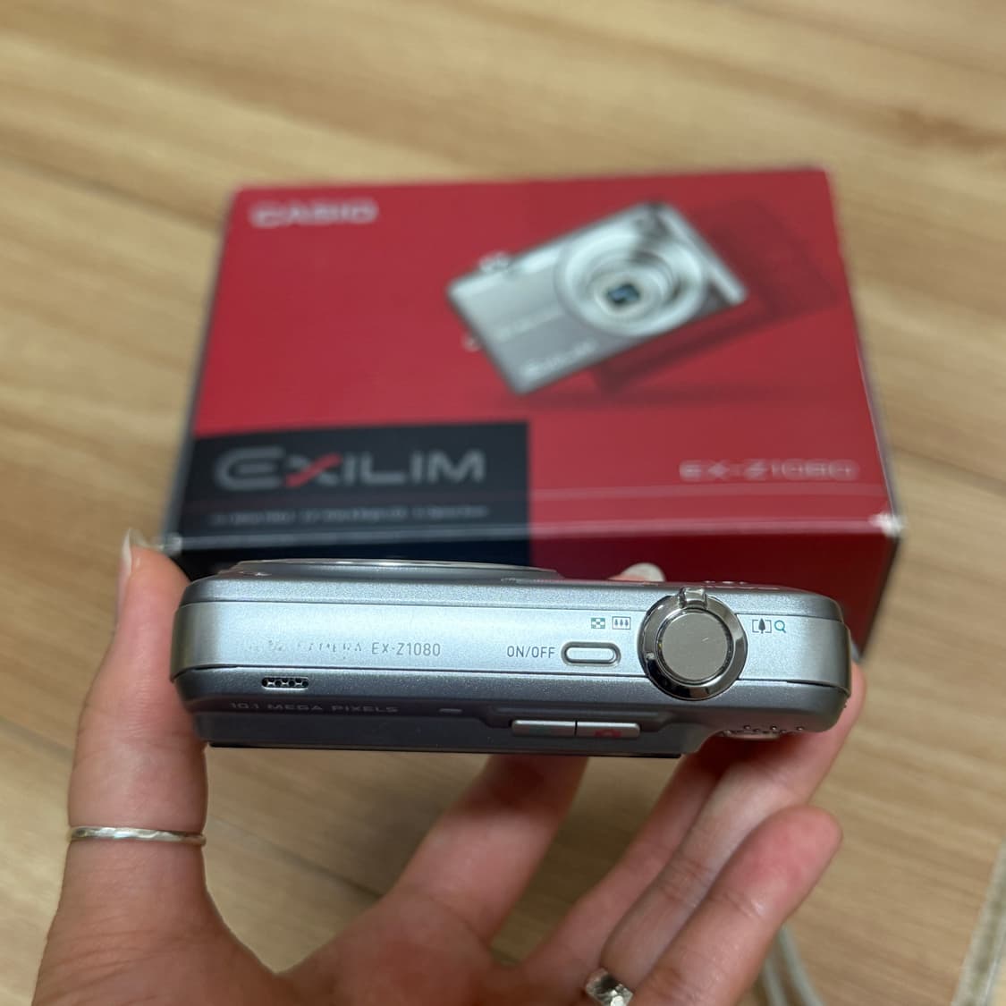 풀박스❤️ 민트급! CASIO 카시오 엑슬림 exilim z1080 실버 상품이미지7