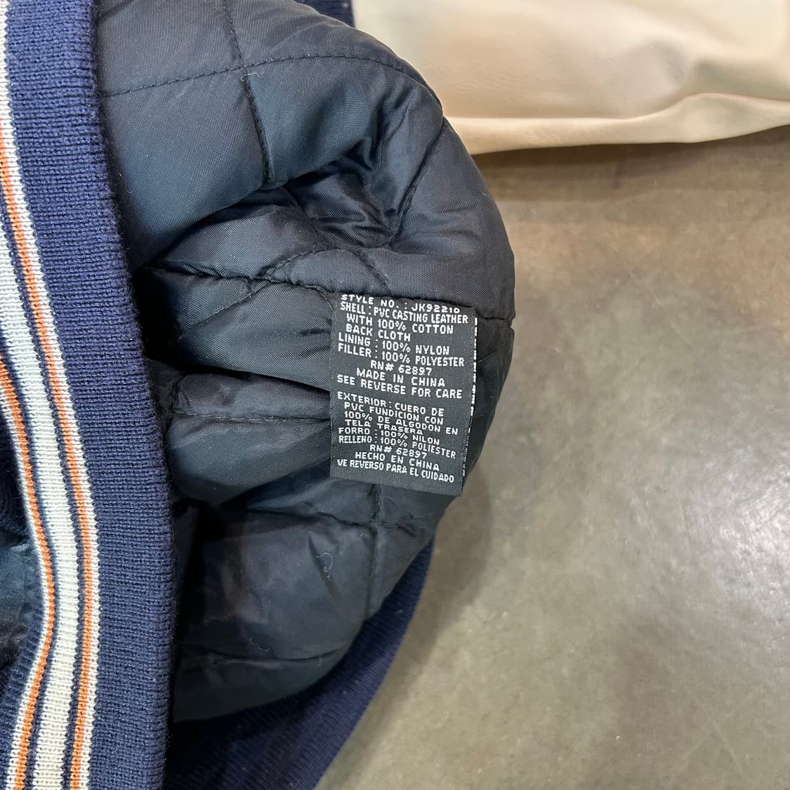 퍼스트다운 pvc 레더 자켓 상품이미지7