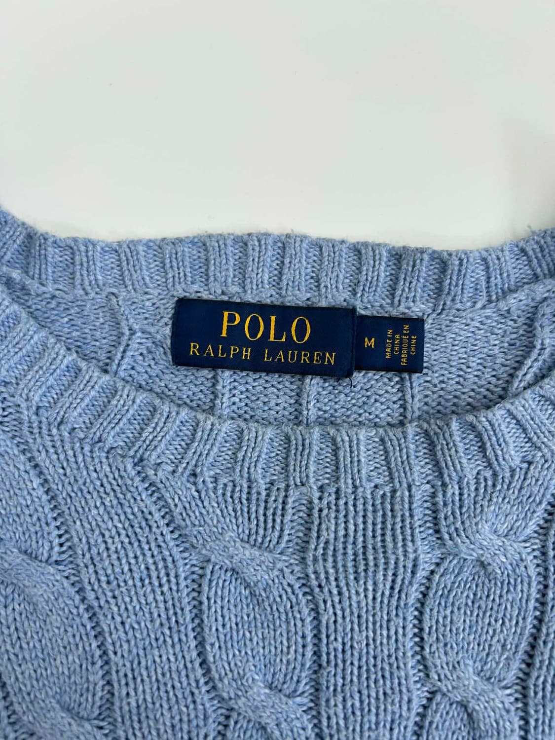 [M] 폴로 랄프로렌 케이블 코튼 니트 스웨터 상품이미지4