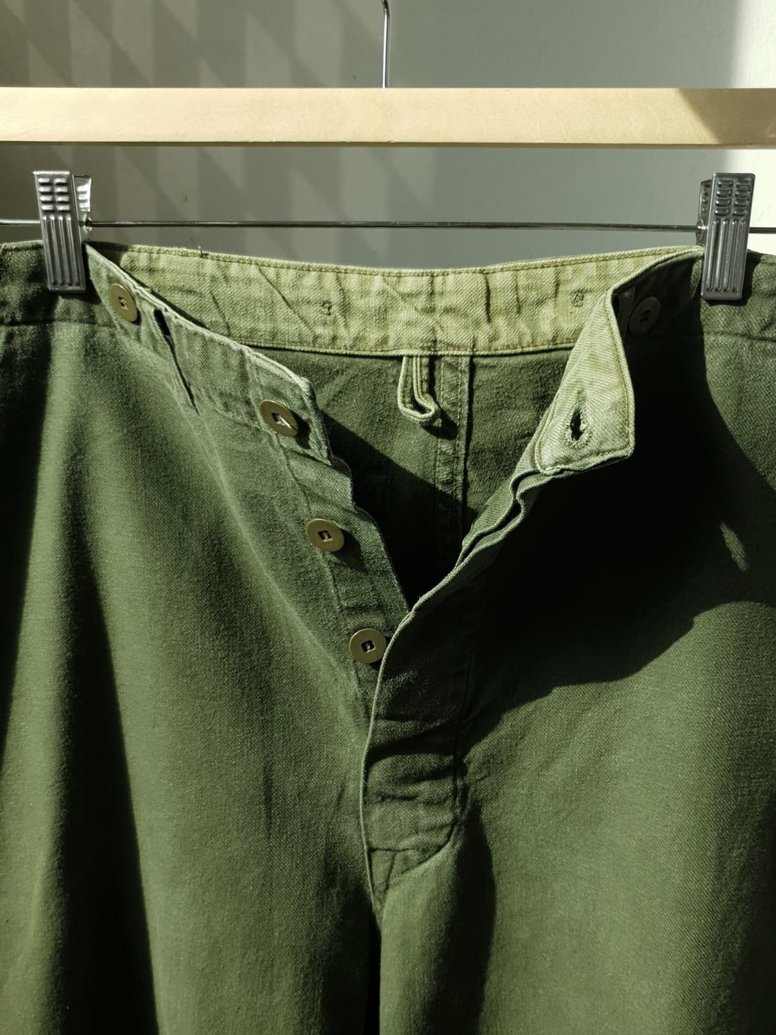 70s Swedish army utility shorts 상품이미지3