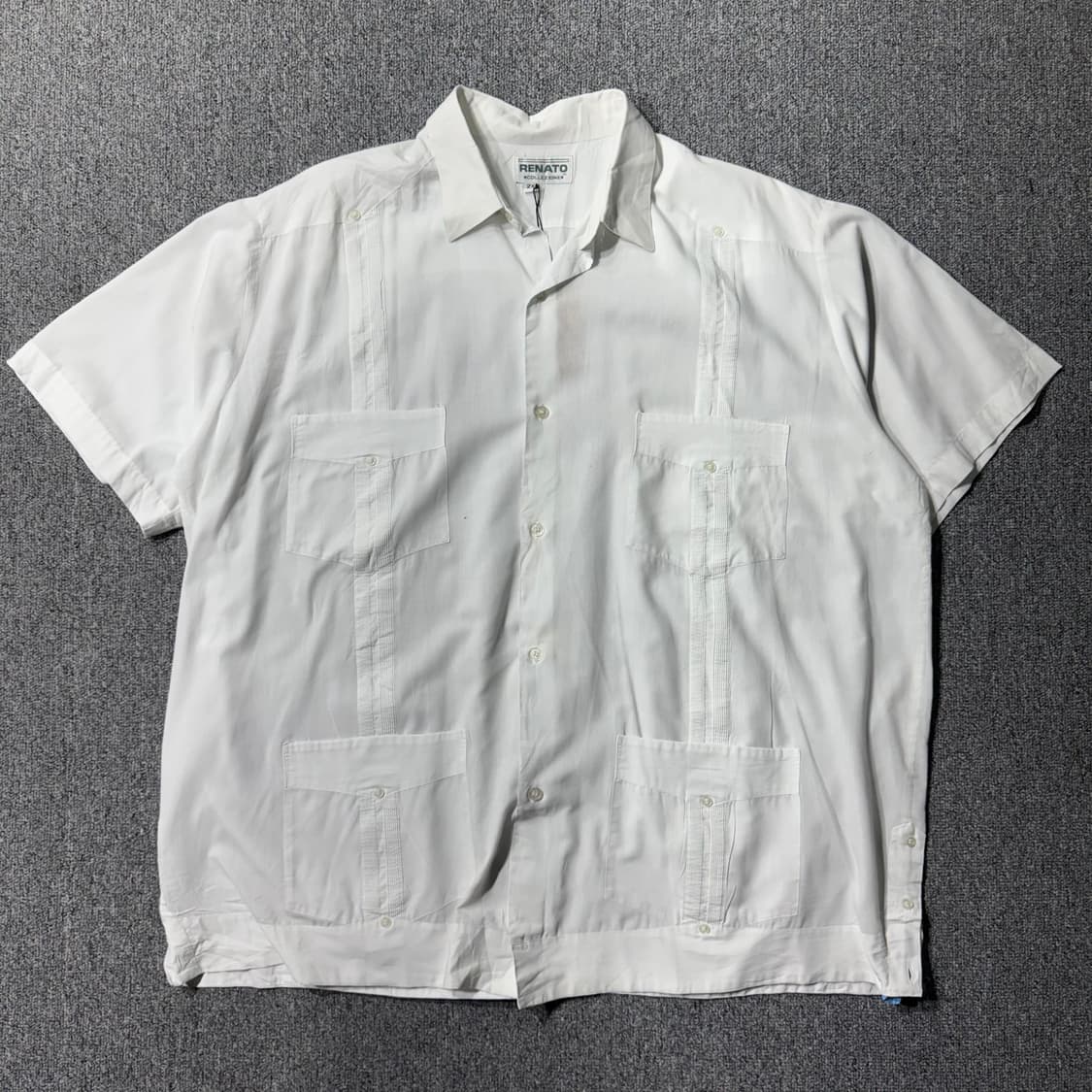 쿠바 셔츠 화이트 ( XXL/OLD-7651 ) 상품이미지1