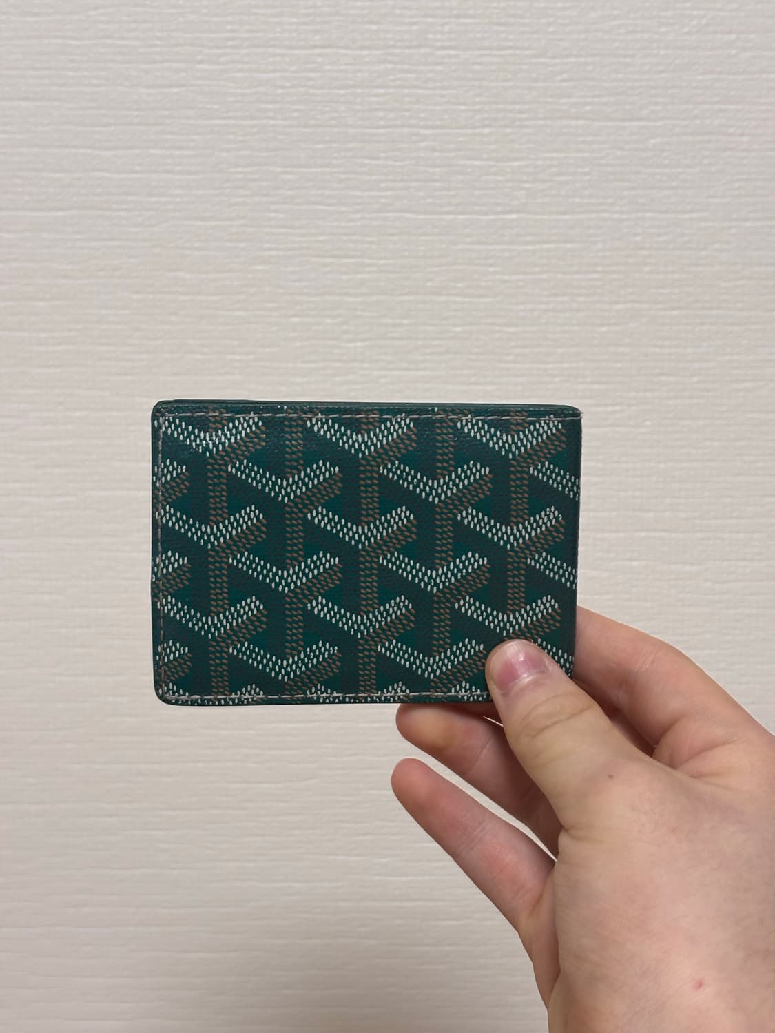 고야드 인서트 카드지갑 그린 상품이미지2