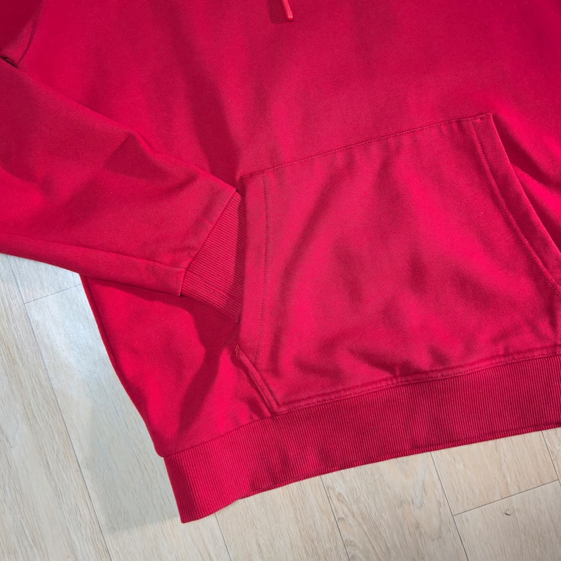 뉴발란스 헤리티지 레드 후드티 L 상품이미지3