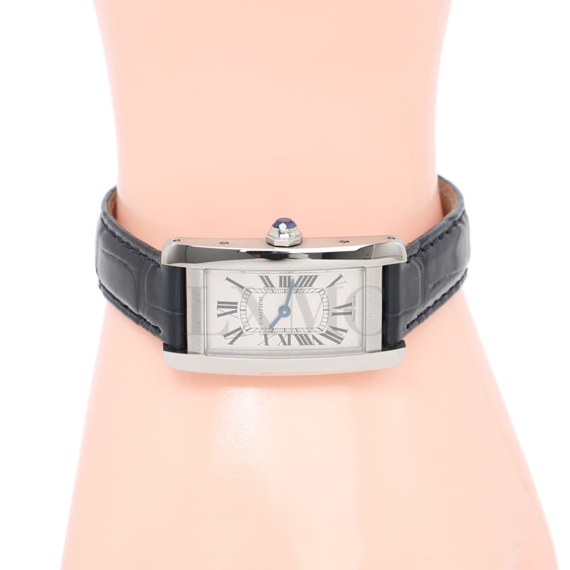 까르띠에 탱크 아메리칸 워치 스틸 가죽시계 WSTA0043 상품이미지7