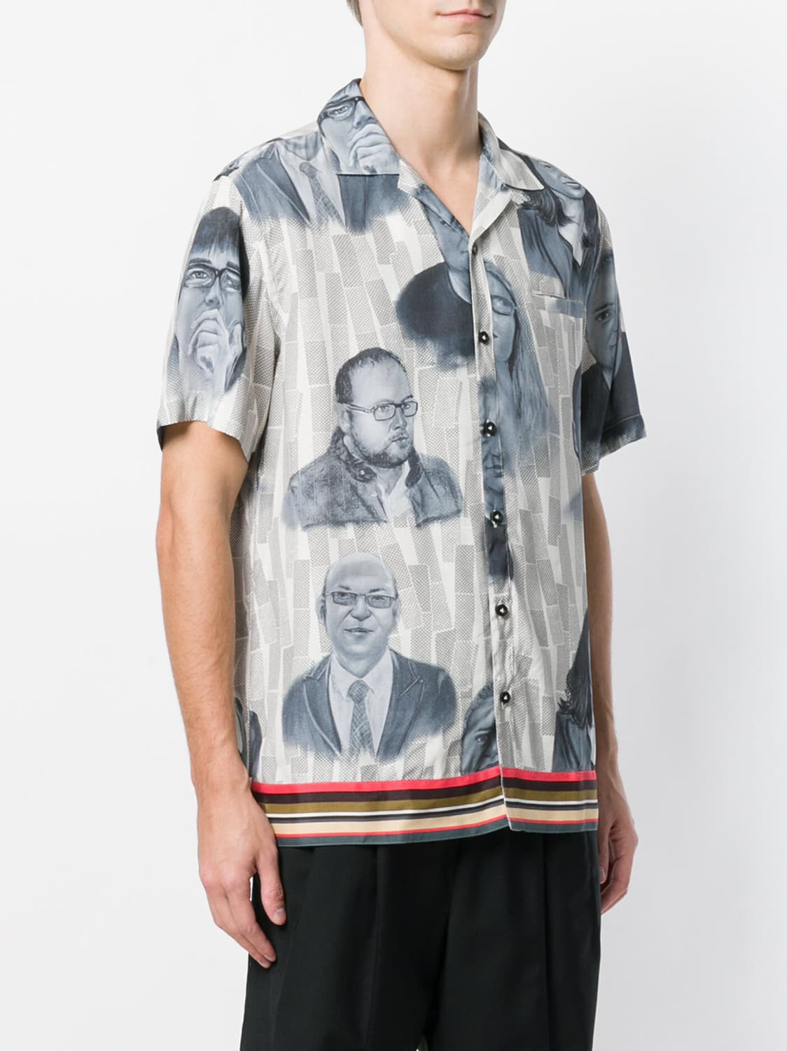 LANVIN 랑방 Printed Portrait Shirt L 상품이미지1