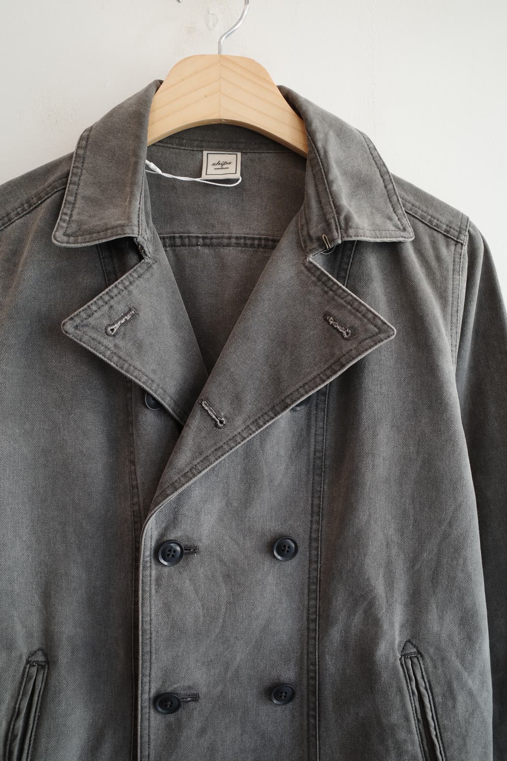 ships 쉽스 캔버스코튼 더블 자켓  상품이미지2