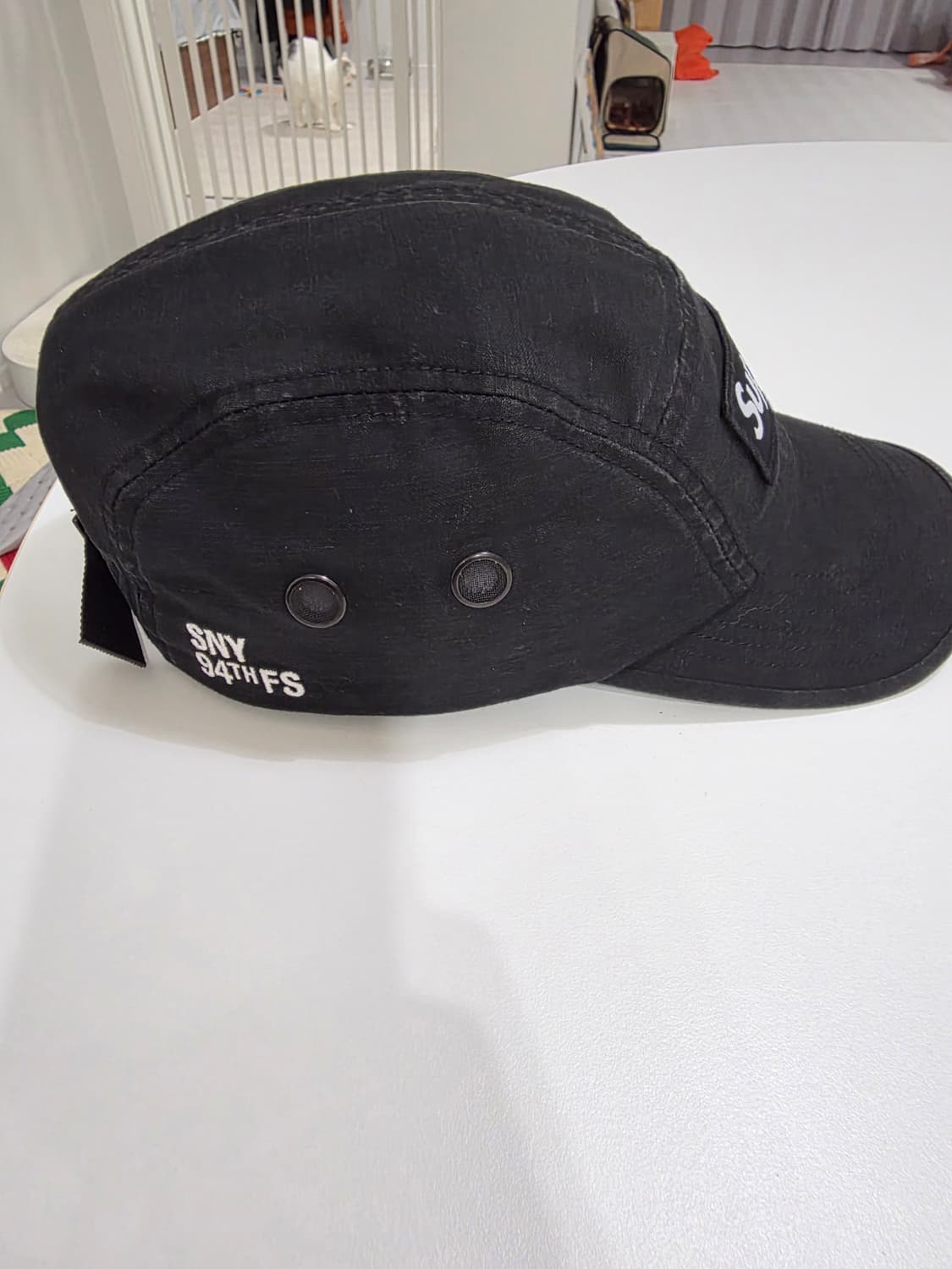 슈프림 밀리터리 캠프캡 블랙 - 22FW 상품이미지2