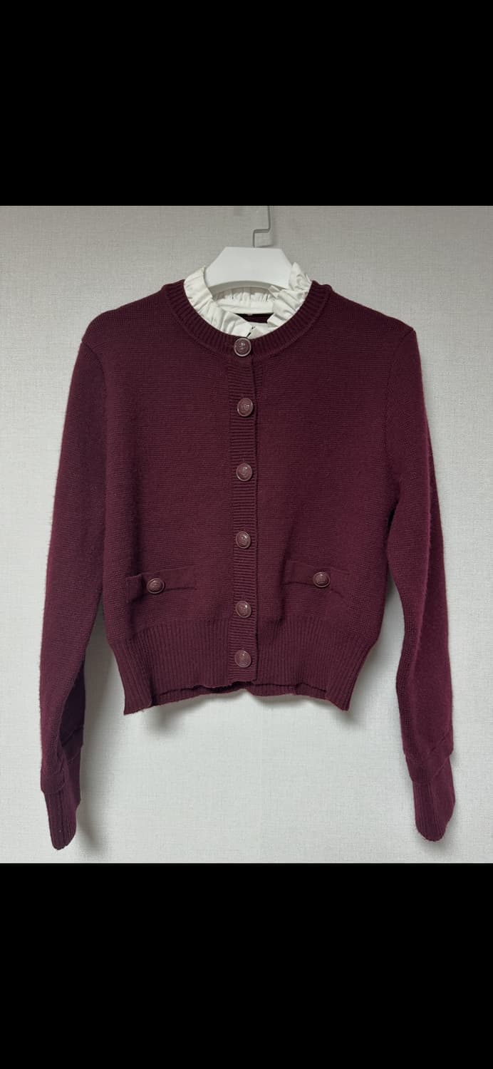 산드로 프릴 가디건 새상품 상품이미지2