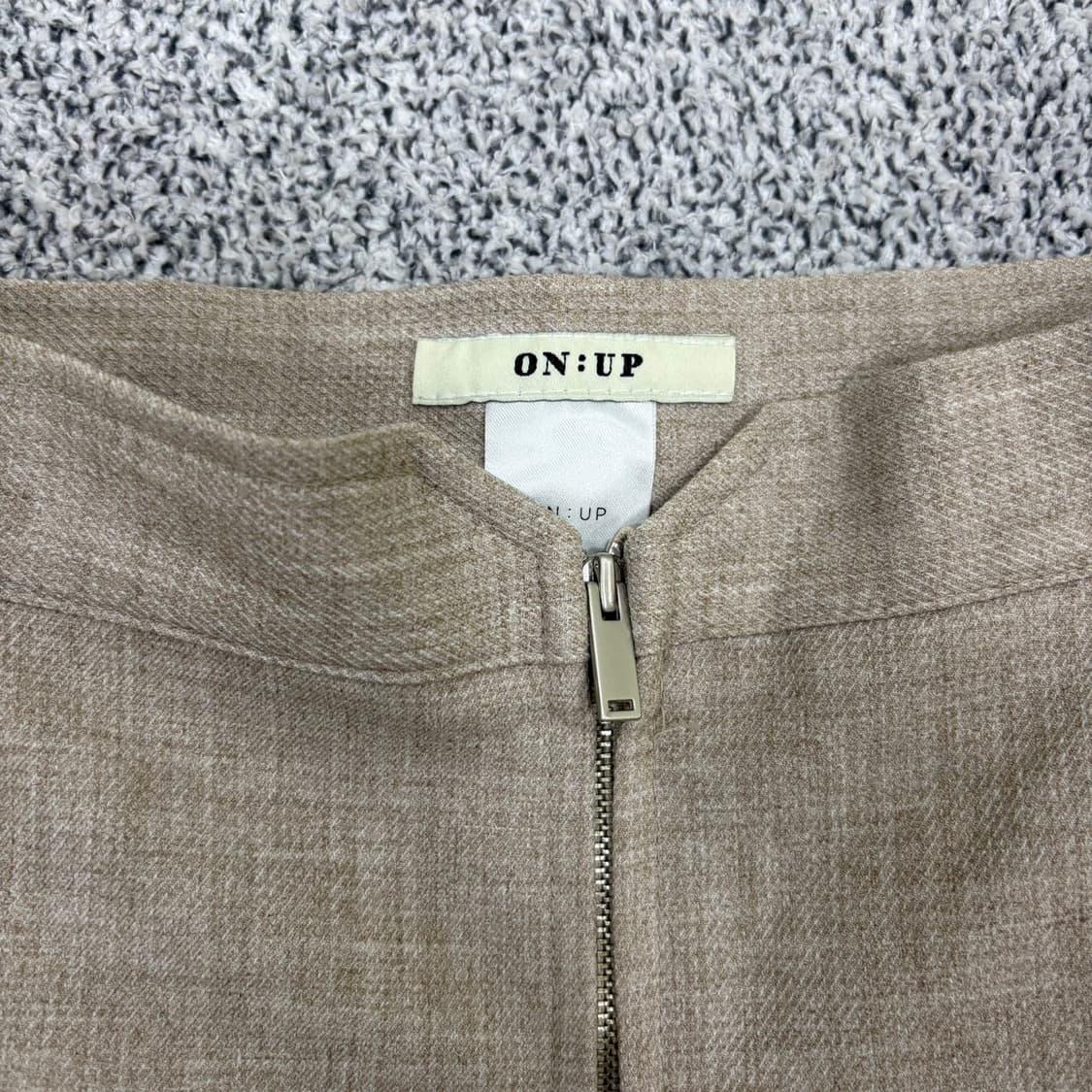 S 온업 배색 레더 슬랙스 바지 0406J 상품이미지2