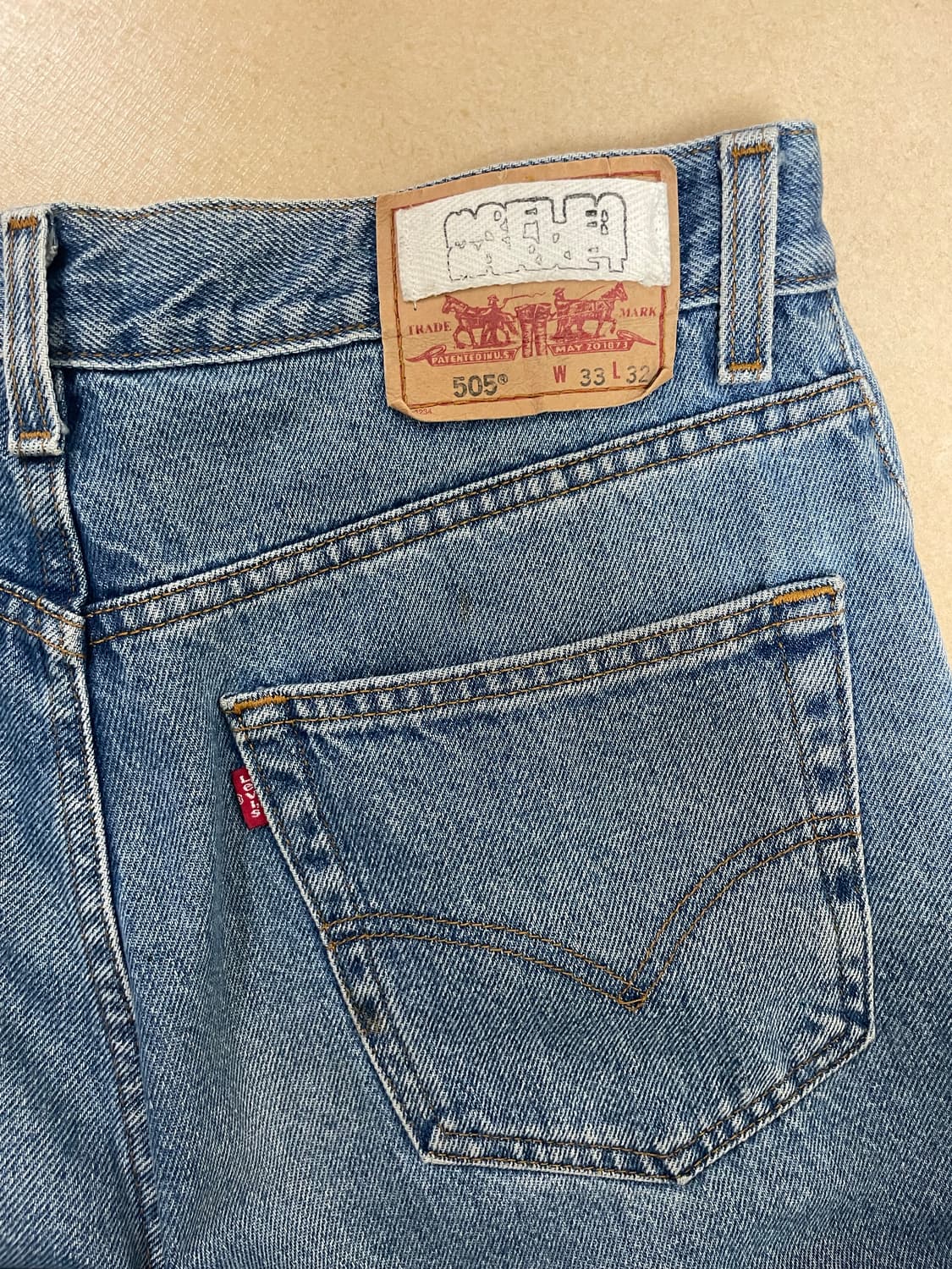 MR FLEAMARKE 리바이스 505 리빌드 팬츠 (33사이즈) 상품이미지7