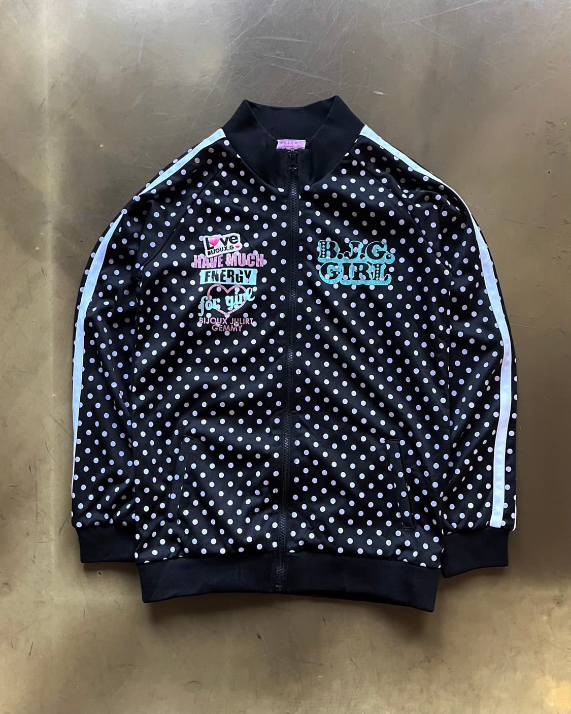 1990s ♥B.J.G♥ Japan Dot Track Top 상품이미지3