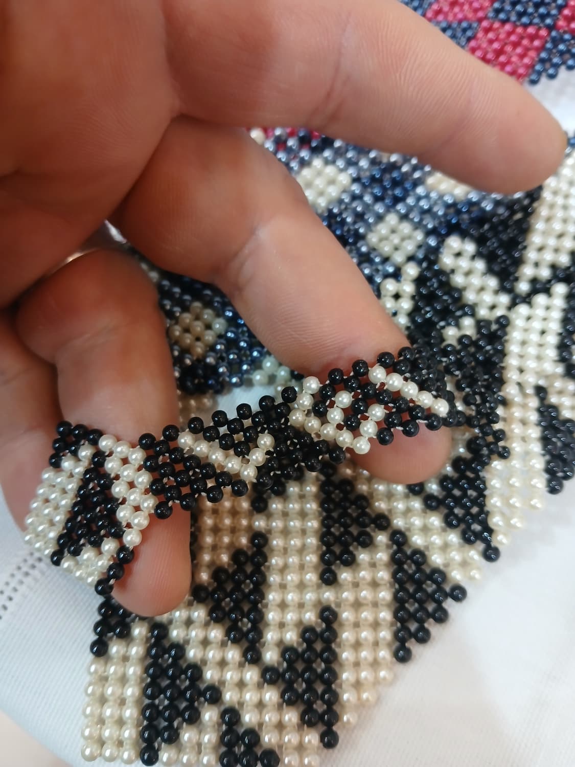 70,s-80,s 빈티지 비즈 넥타이 상품이미지2