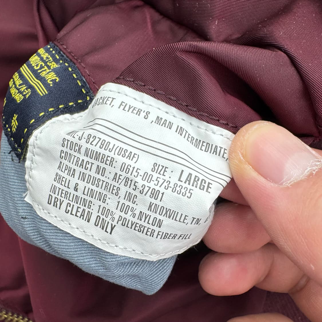 알파인더스트리 항공점퍼  상품이미지4