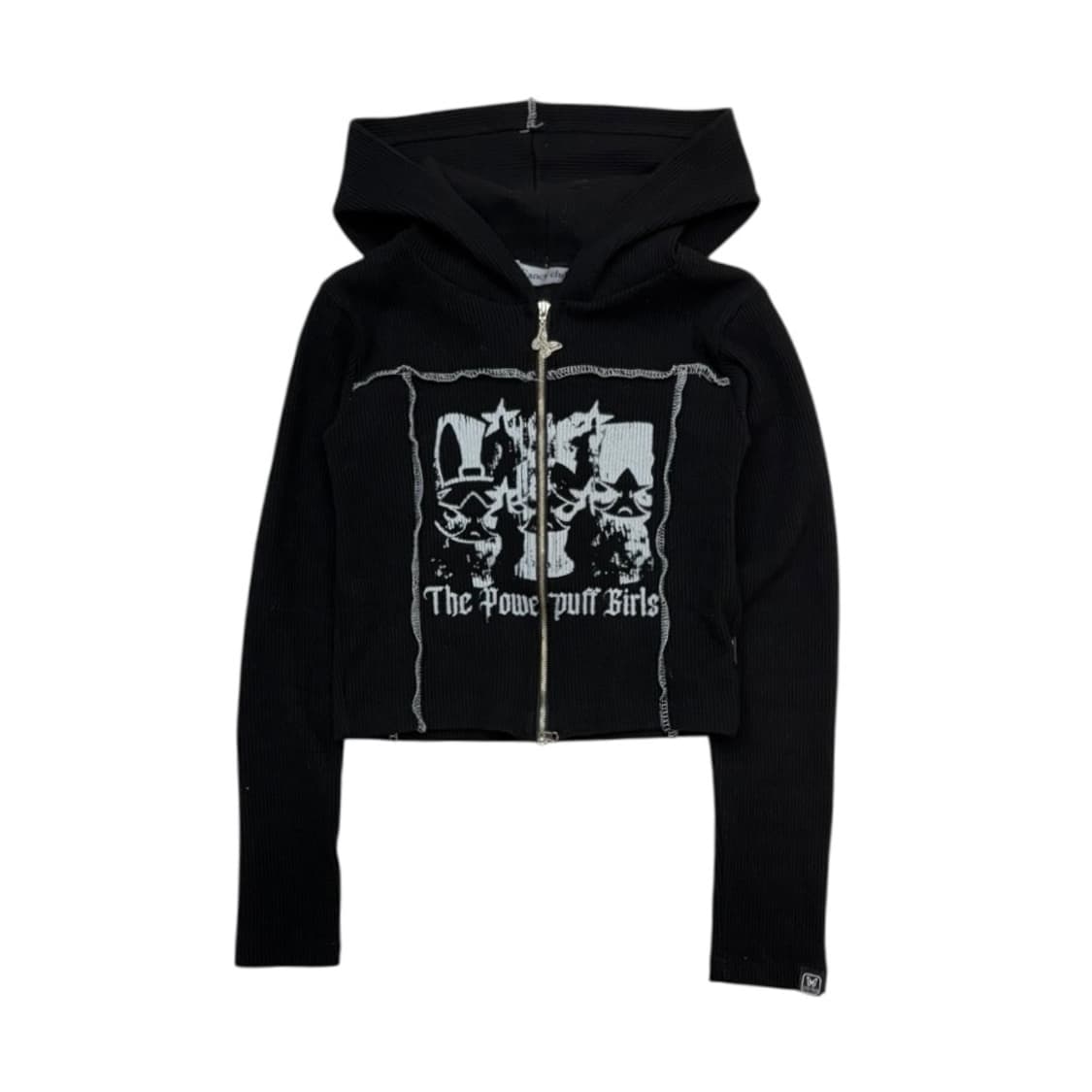 팬시클럽 x 파워퍼프걸 한정판 크롭 후드집업 상품이미지2