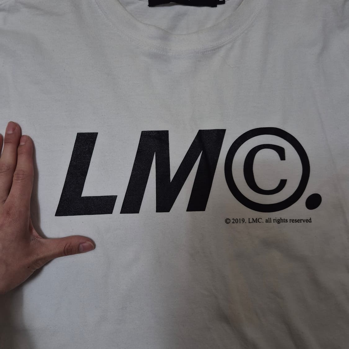 LMC 엘엠씨 2019 빅로고 화이트 반팔티셔츠 M(95) 상품이미지4