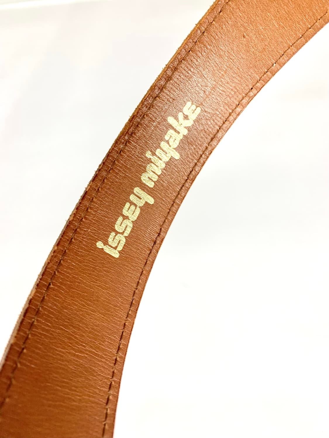 이세이미야케 로고 레더 벨트 상품이미지2