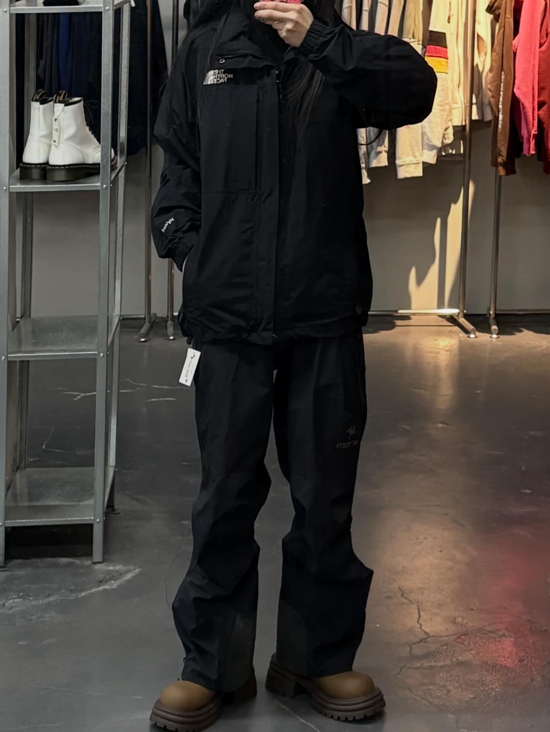 노스페이스 하이벤트 후드바람막이 자켓 (모자 탈부착 가능) A3523  상품이미지1