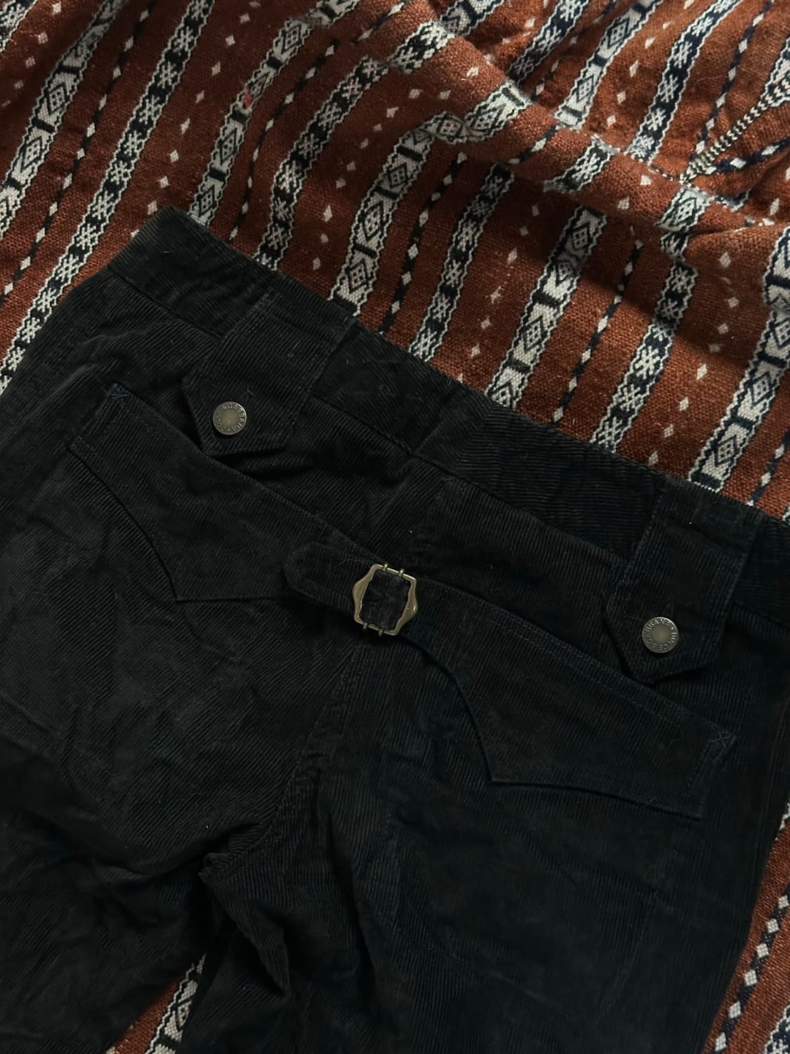돌체앤가바나 여성 코듀로이 바지 블랙 40 상품이미지3