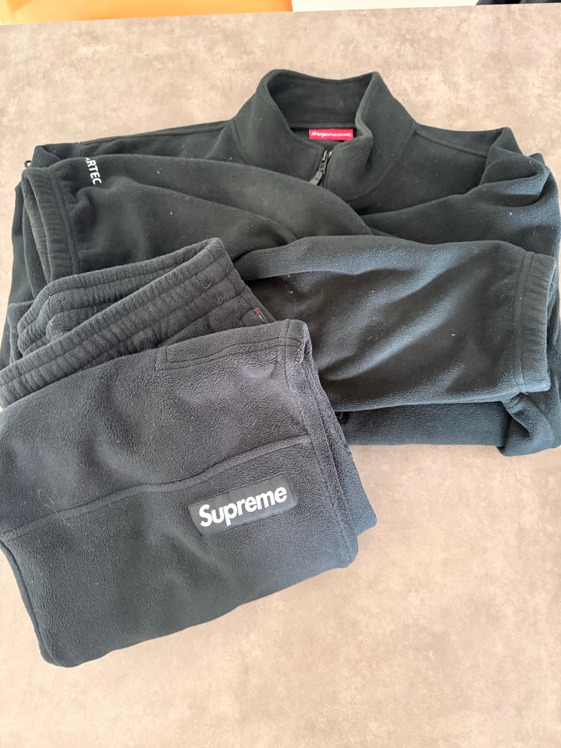 슈프림 폴라텍 팬츠 블랙M 상품이미지1